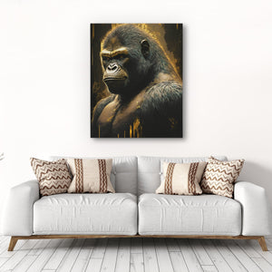 Golden Ape - Luxury Wall Art