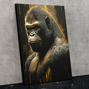 Golden Ape - Luxury Wall Art