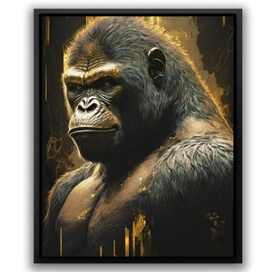 Golden Ape - Luxury Wall Art