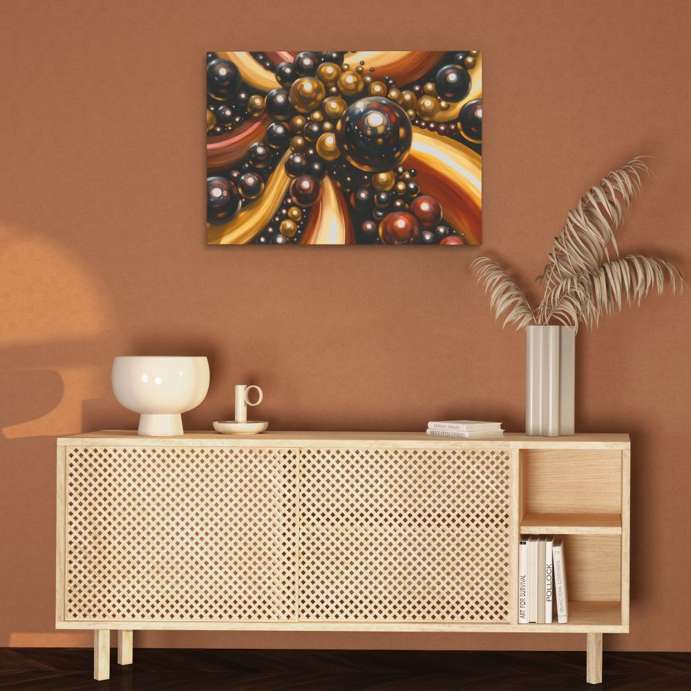 Golden Balls - Luxury Wall Art