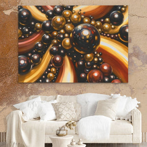 Golden Balls - Luxury Wall Art