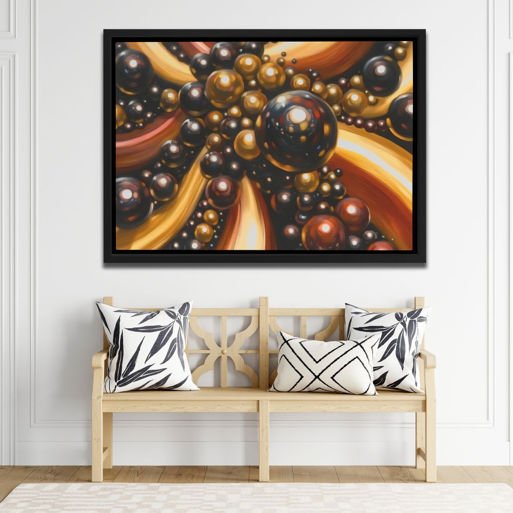 Golden Balls - Luxury Wall Art