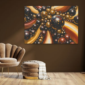 Golden Balls - Luxury Wall Art