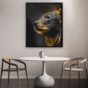 Golden Bear - Luxury Wall Art