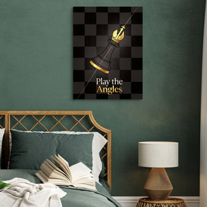 Golden Bishop Angled — golden bishop angled sq green bed 1port flush print