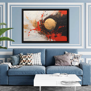 Golden Blaze - Luxury Wall Art