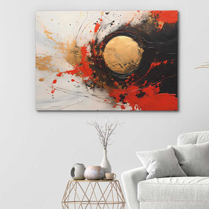 Golden Blaze - Luxury Wall Art