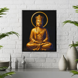 Golden Buddha Crowned — Golden Buddha Crowned New   White Brick Port 81