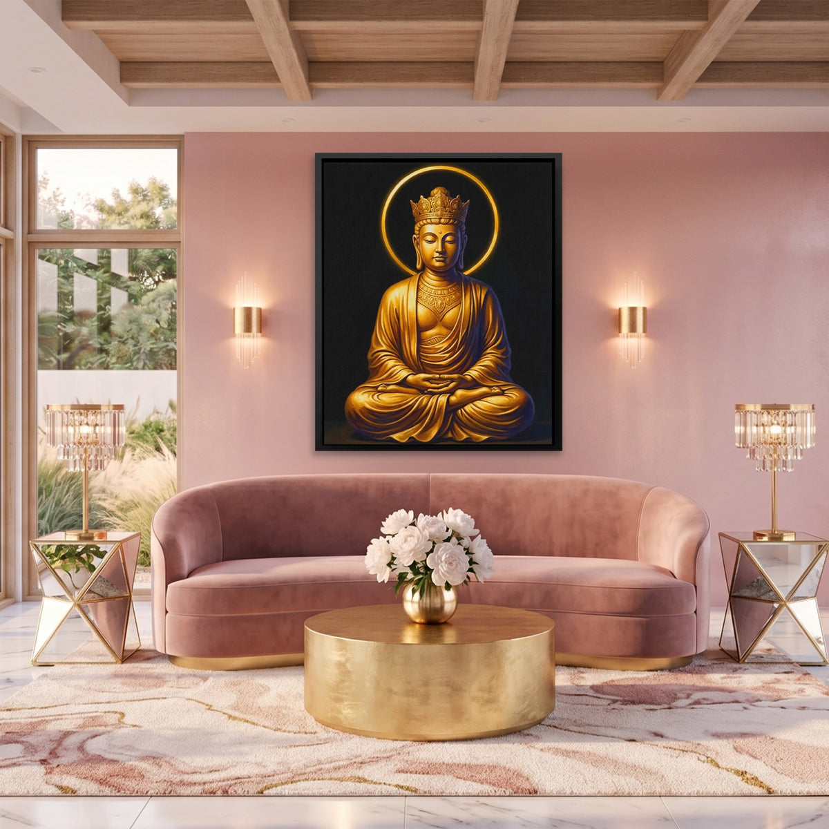 Golden Buddha Crowned — Golden Buddha Crowned Pink Pleasure Port 145