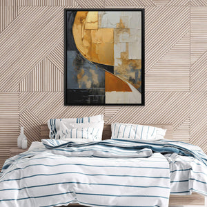 Golden Cascade - Luxury Wall Art