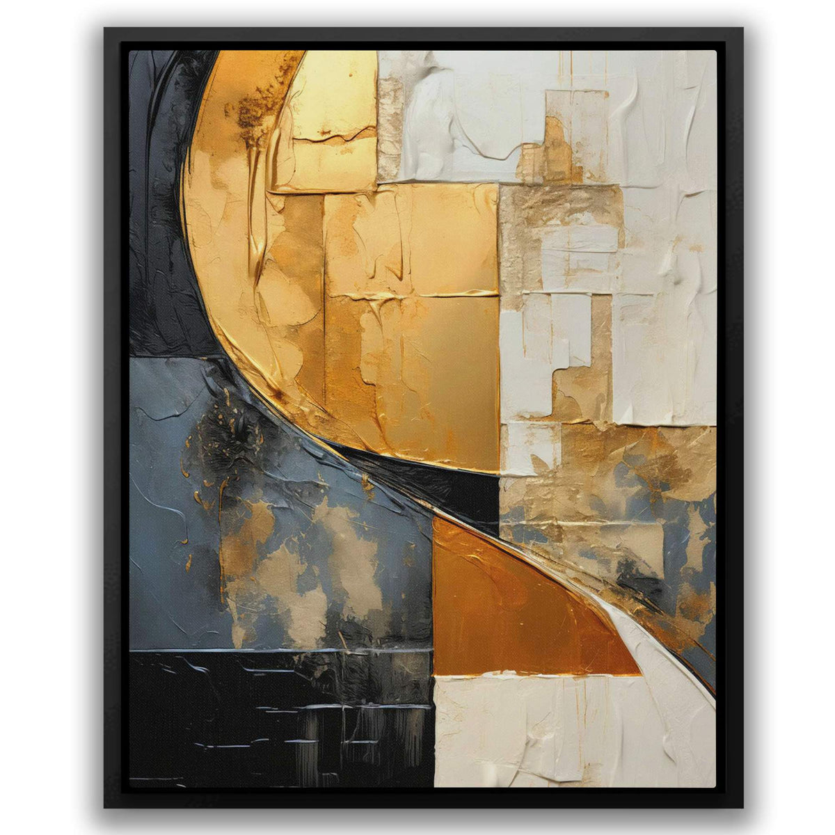 Golden Cascade - Luxury Wall Art