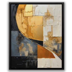 Golden Cascade - Luxury Wall Art