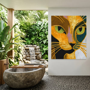 Golden Cat Profile — Golden Cat Profile Outdoor Bathroom Port 114