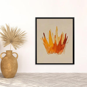 Golden Crown Abstract - Luxury Wall Art