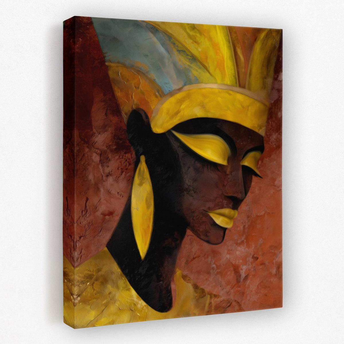 Golden Crown Queen - Luxury Wall Art
