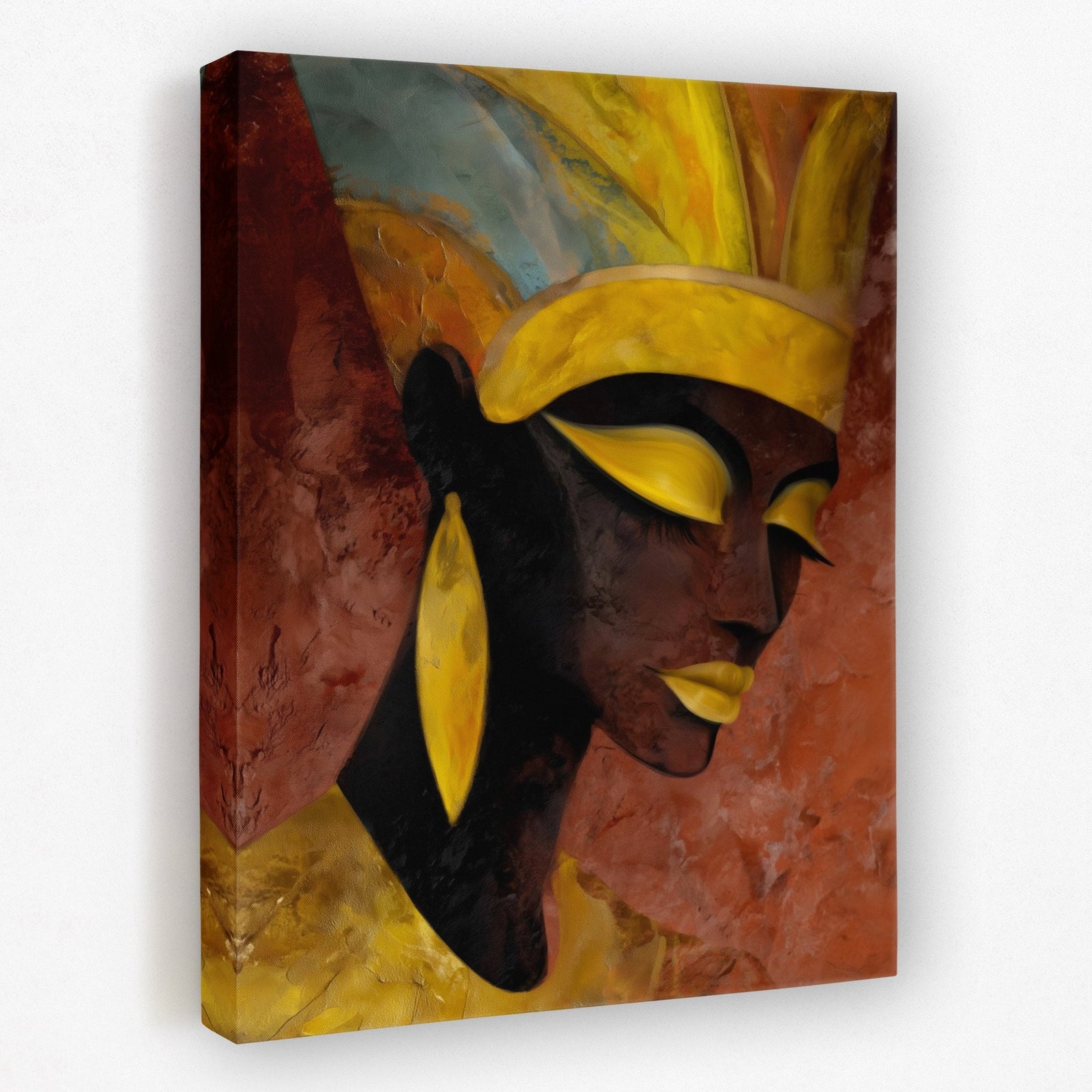 Golden Crown Queen - Luxury Wall Art