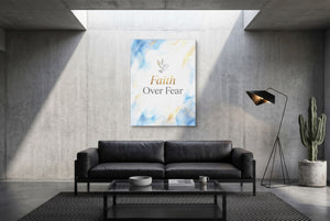 Golden Dove Faith — golden dove faith modern minimalist living room 1port flush print