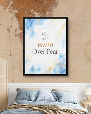 Golden Dove Faith — golden dove faith psd mocha bedroom 1port framed black