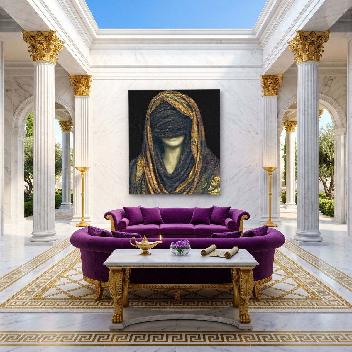 Golden Draped Mystery — Golden Draped Mystery Magic Room Port 67