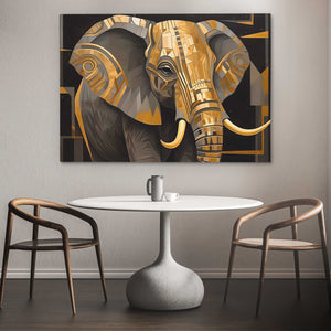 Golden Elephant - Luxury Wall Art