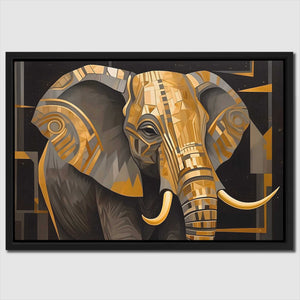 Golden Elephant - Luxury Wall Art