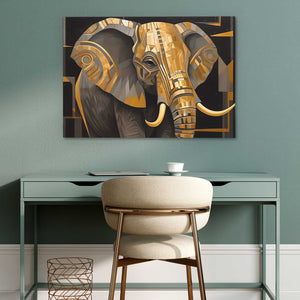 Golden Elephant - Luxury Wall Art