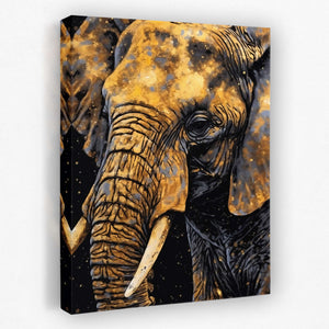 Golden Elephant - Luxury Wall Art