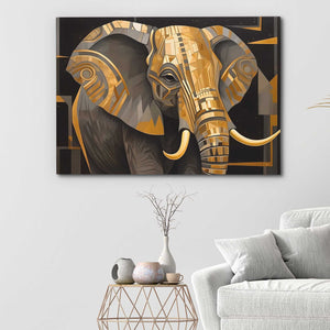 Golden Elephant - Luxury Wall Art