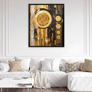 Golden Embrace - Luxury Wall Art