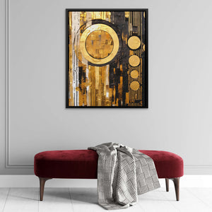 Golden Embrace - Luxury Wall Art