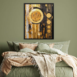 Golden Embrace - Luxury Wall Art