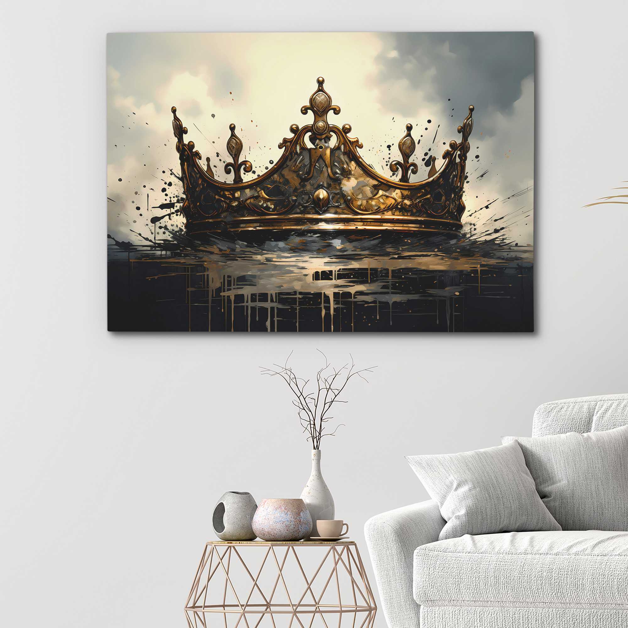 Golden Enigma - Luxury Wall Art