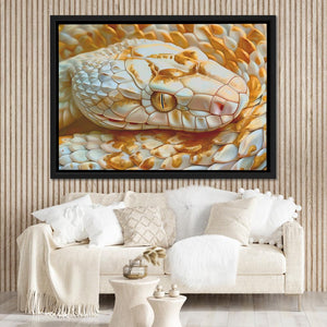 Golden Eyed Snake - Luxury Wall Art