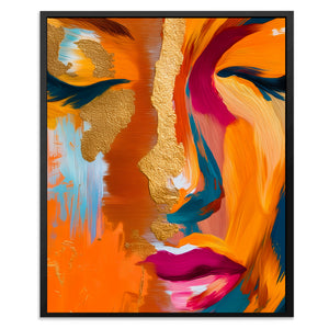 Golden Face Abstraction — Golden Face Abstraction Front Facing Portrait2 4