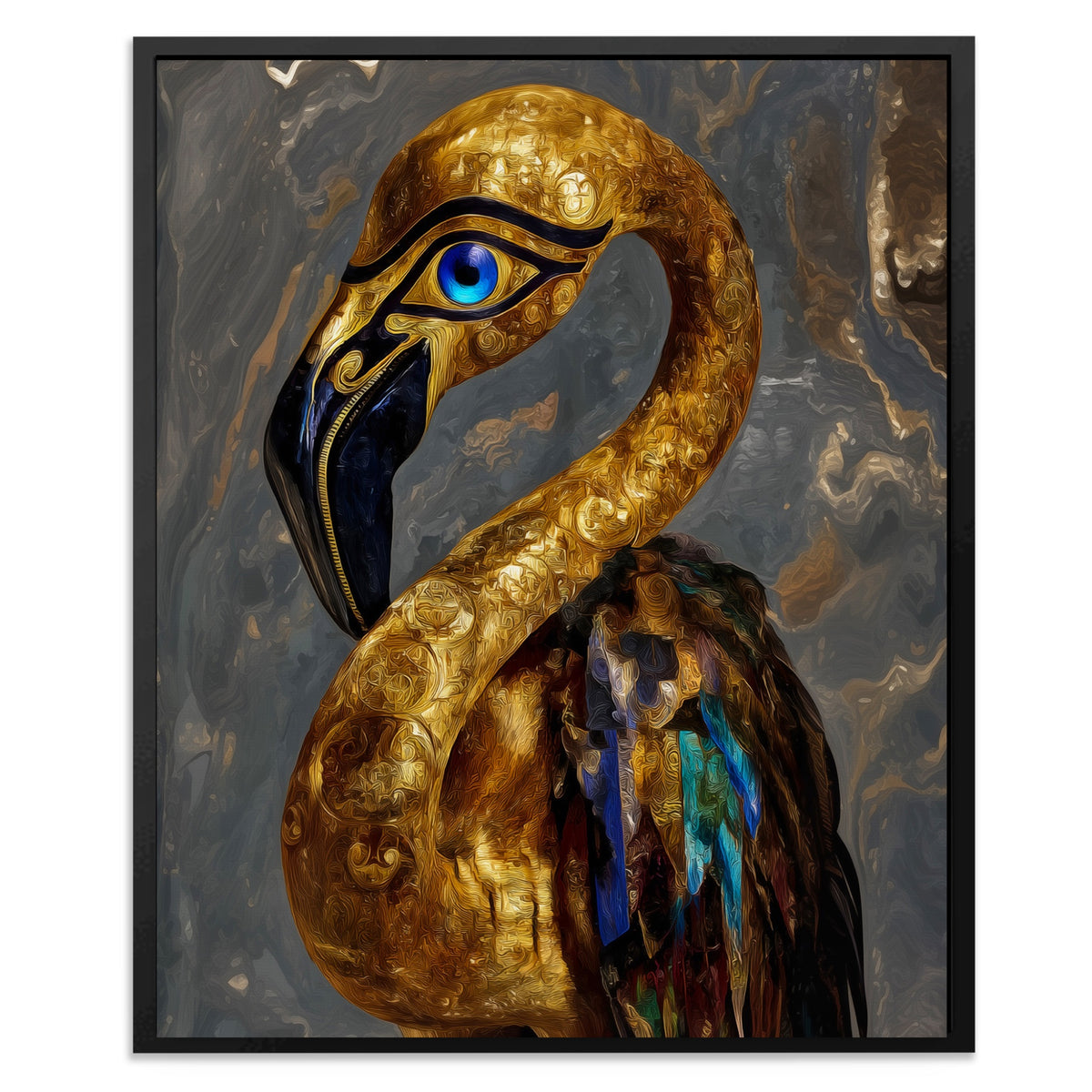Golden Flamingo Ascendant — Golden Flamingo Ascendant Front Facing Portrait2 6