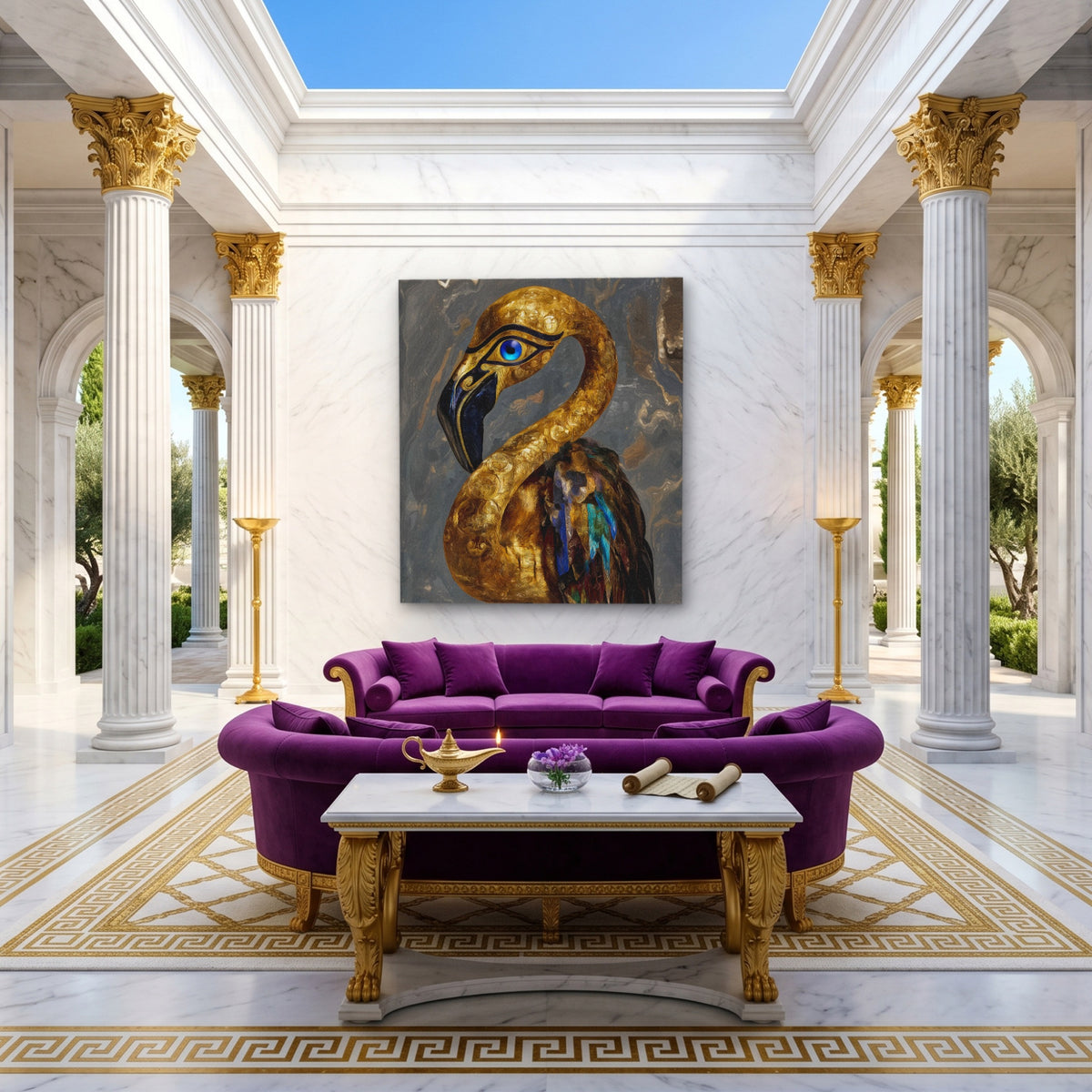 Golden Flamingo Ascendant — Golden Flamingo Ascendant Magic Room Port 70