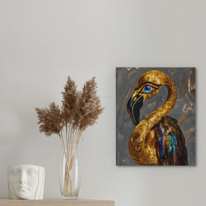 Golden Flamingo Ascendant — Golden Flamingo Ascendant New   Woman Statue 102