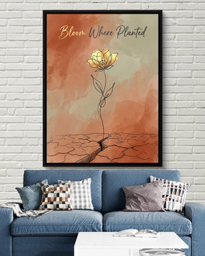 Golden Flower Resilience — golden flower resilience psd white bricks blue couch 1port framed black