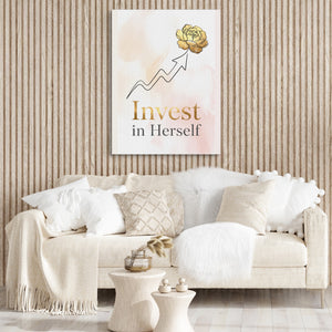 Golden Flower Rising — golden flower rising sq boujie couch 1port flush print