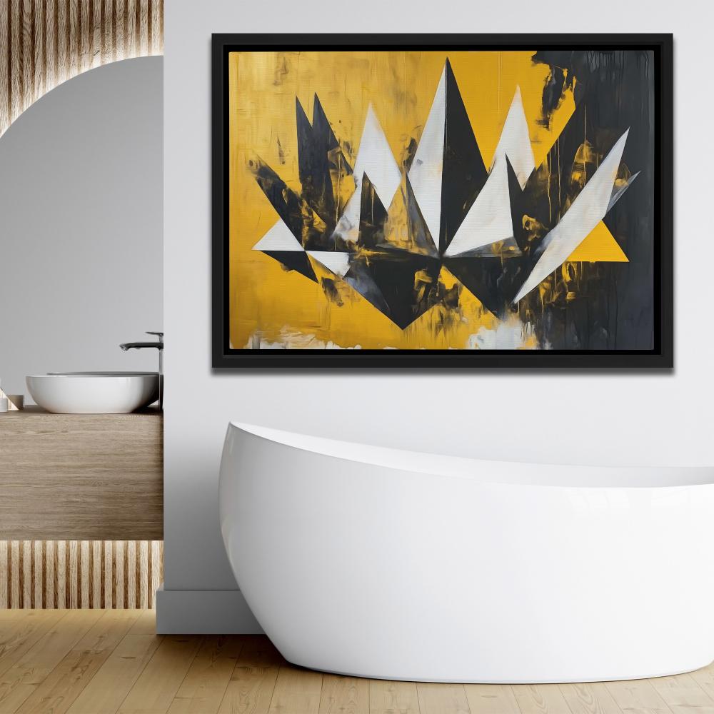 Golden Fracture - Luxury Wall Art