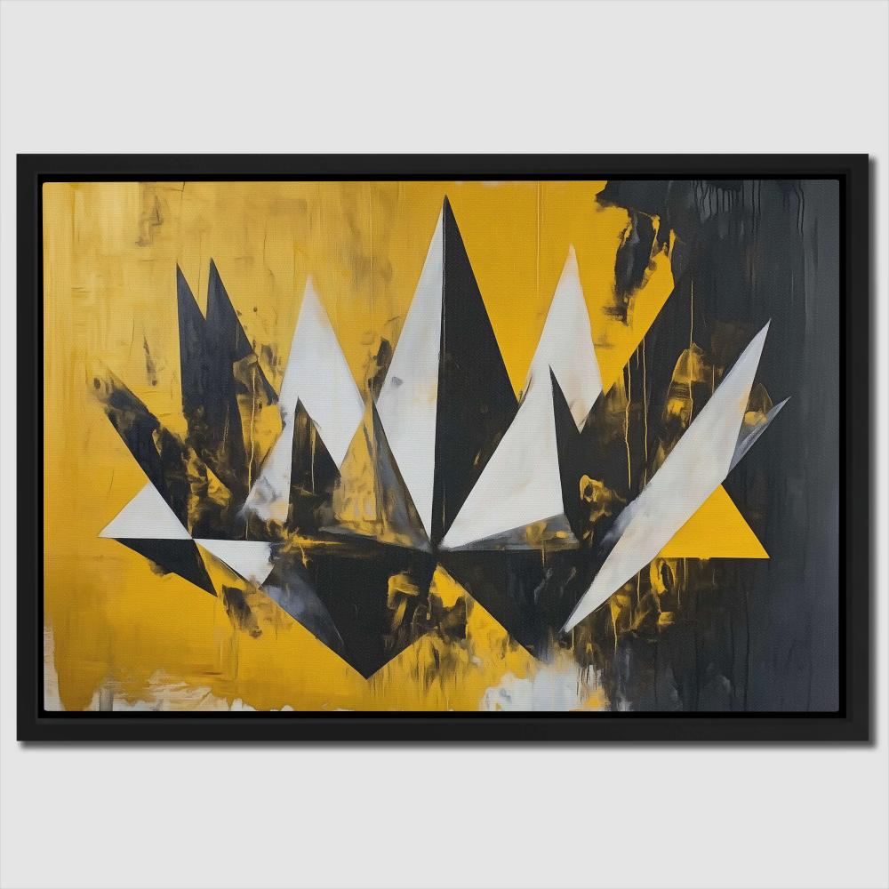 Golden Fracture - Luxury Wall Art