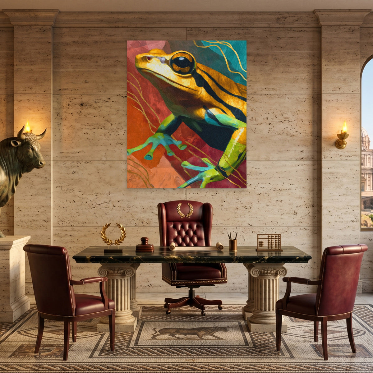 Golden Frog Doodle — Golden Frog Doodle Italian Bullish Port 39