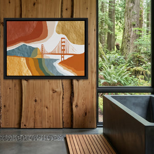 Golden Gate Layers — Golden Gate Layers Outdoor Bathroom Log Land 234