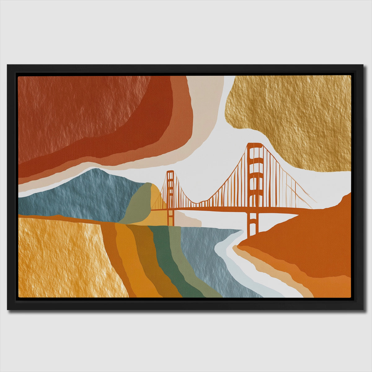 Golden Gate Layers — Golden Gate Layers Close Up Landscape 138