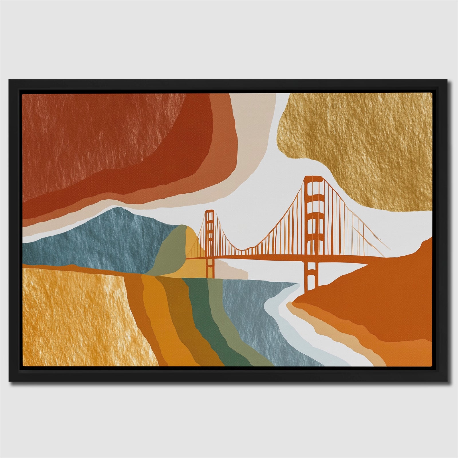 Golden Gate Layers — Golden Gate Layers Close Up Landscape 138