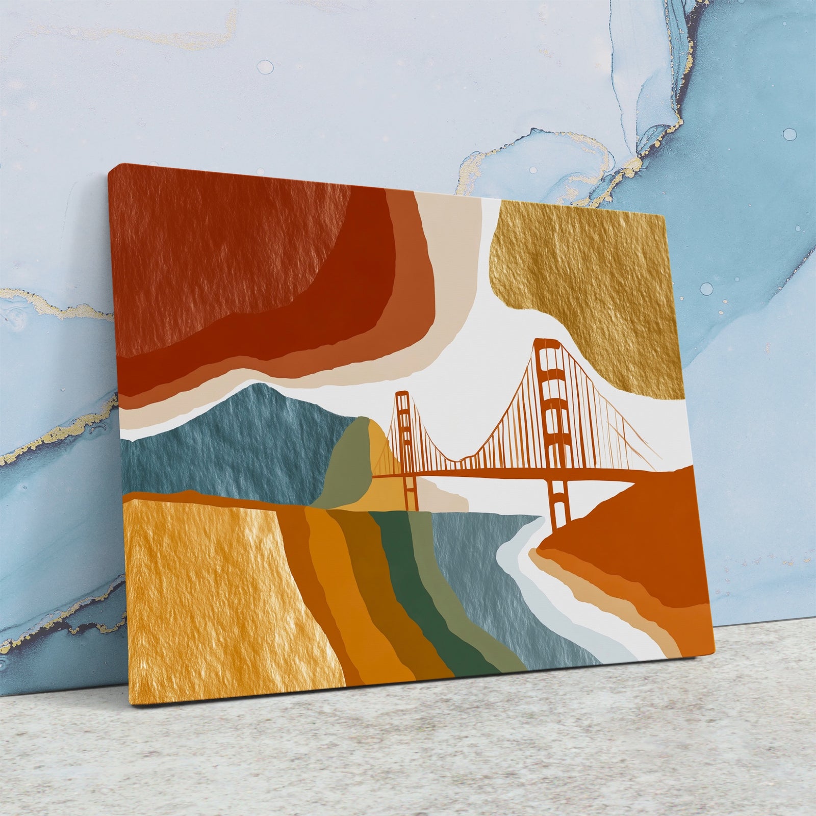 Golden Gate Layers — Golden Gate Layers Close Up Landscape 138
