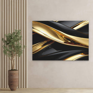 Golden Glimmer - Luxury Wall Art