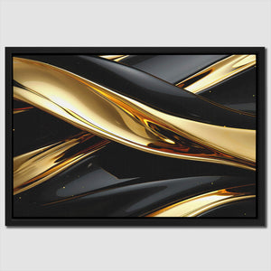 Golden Glimmer - Luxury Wall Art