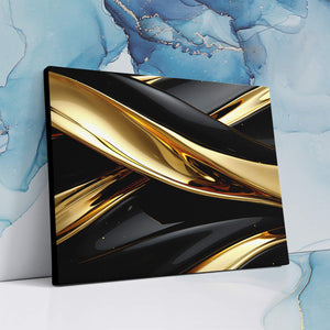 Golden Glimmer - Luxury Wall Art