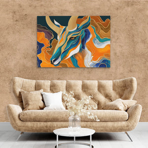 Golden Goat - Luxury Wall Art